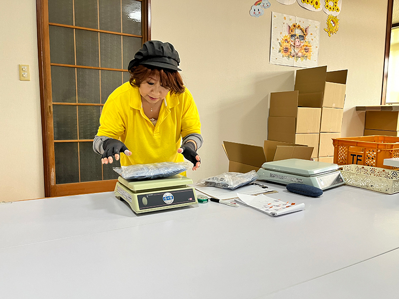 お仕事の様子